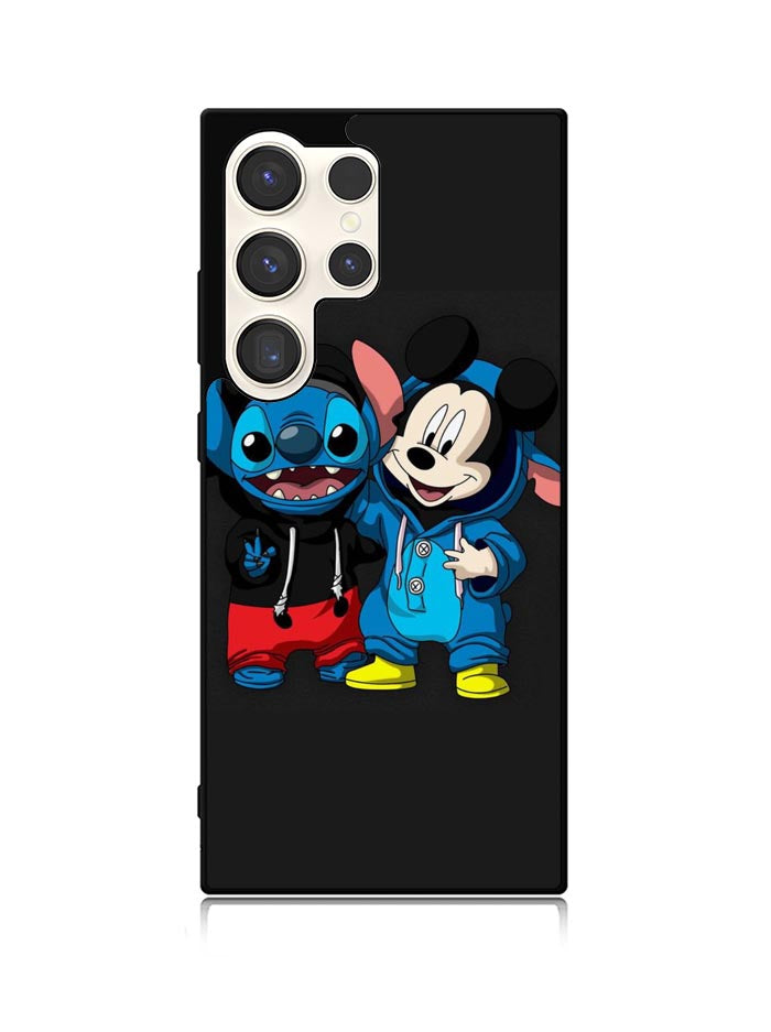 stitch and mickey mouse Samsung Galaxy S25 Ultra 5G Case