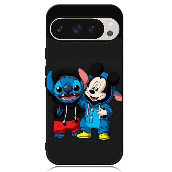 stitch and mickey mouse Google Pixel 9 | Pixel 9 Pro Case