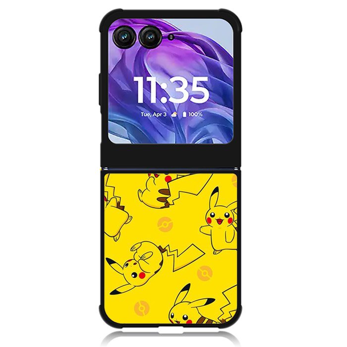 Pokemon Pikachu 1st Motorola Moto Razr Plus 2024 , Moto Razr+ 2024 Case