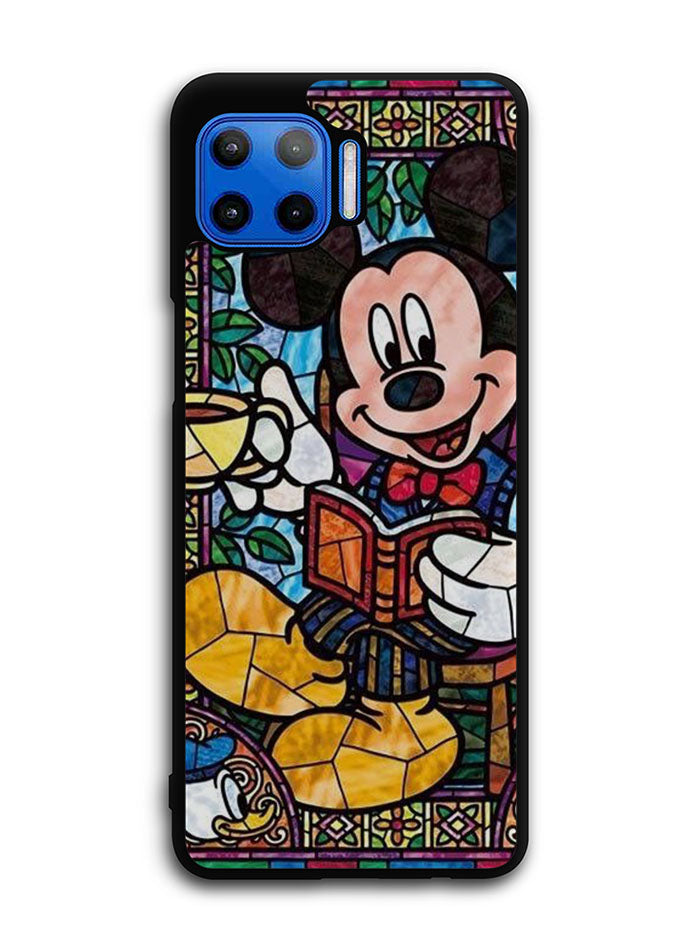 Stained Glass Disney Motorola Moto One 5G Case , Moto One 5G UW Case , Moto G 5G Plus Case