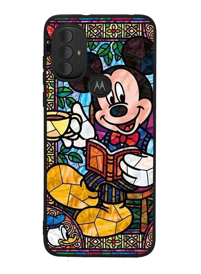 Stained Glass Disney Motorola Moto G Pure 2021 , Moto G Power 2022 Case