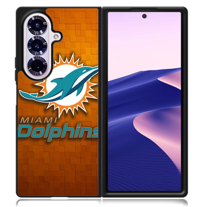 miami dolphins Samsung Galaxy Z Fold 7 Case OV3338