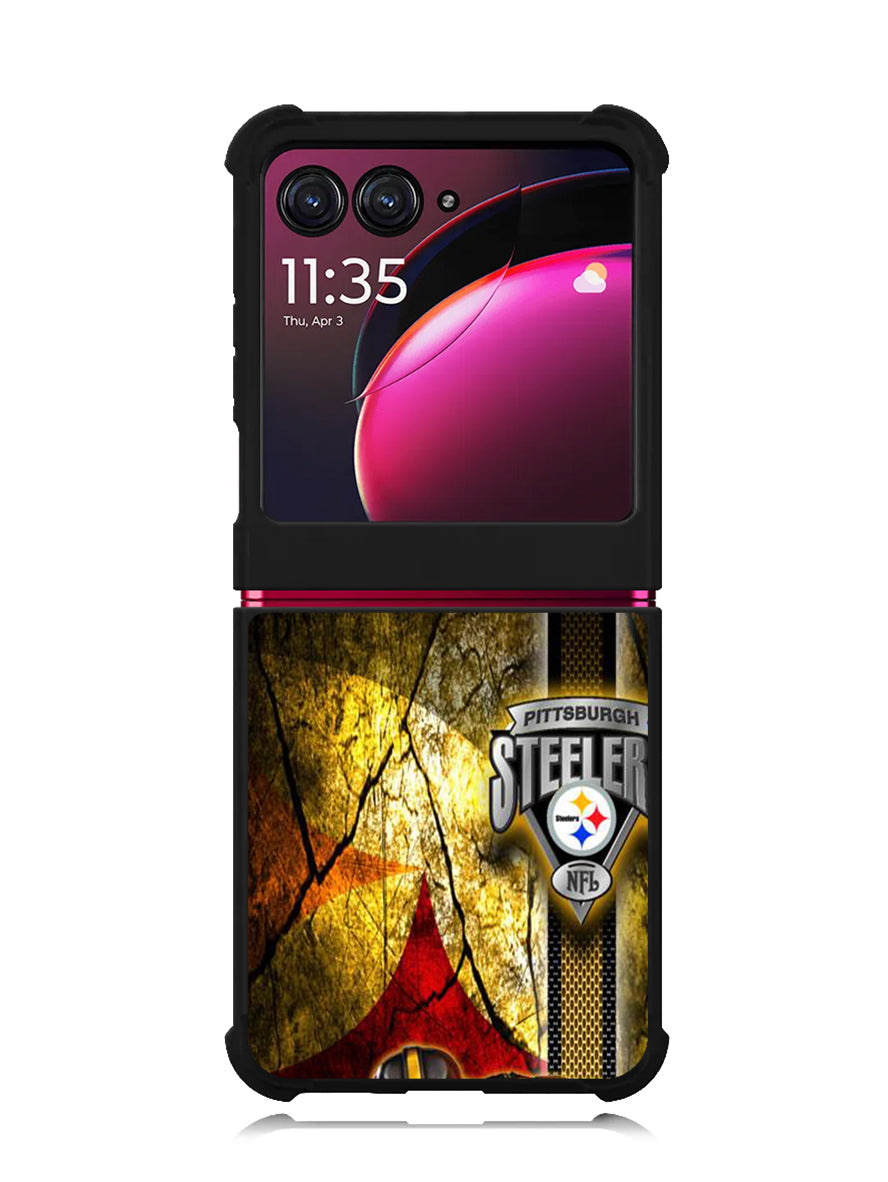 steelers 2nd Motorola Moto Razr Plus 2023 , Moto Razr+ 2023 Case