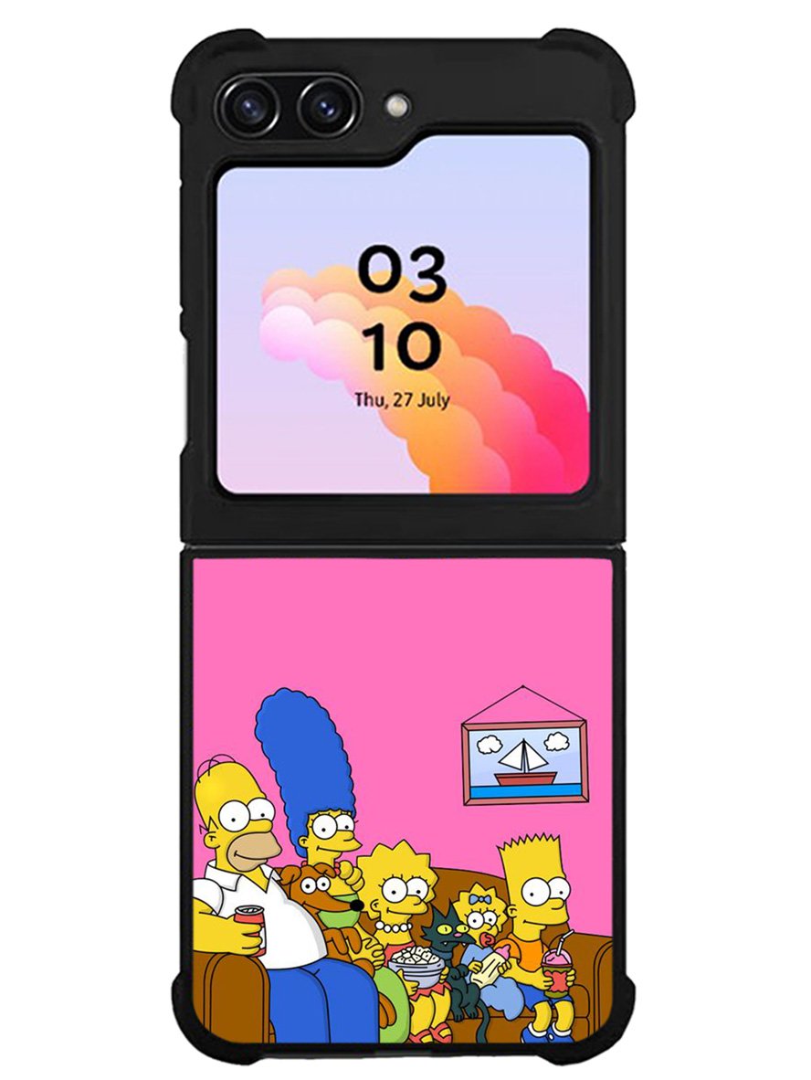 simpsons Samsung Galaxy Z Flip 5 5G 2023 Case OV7362