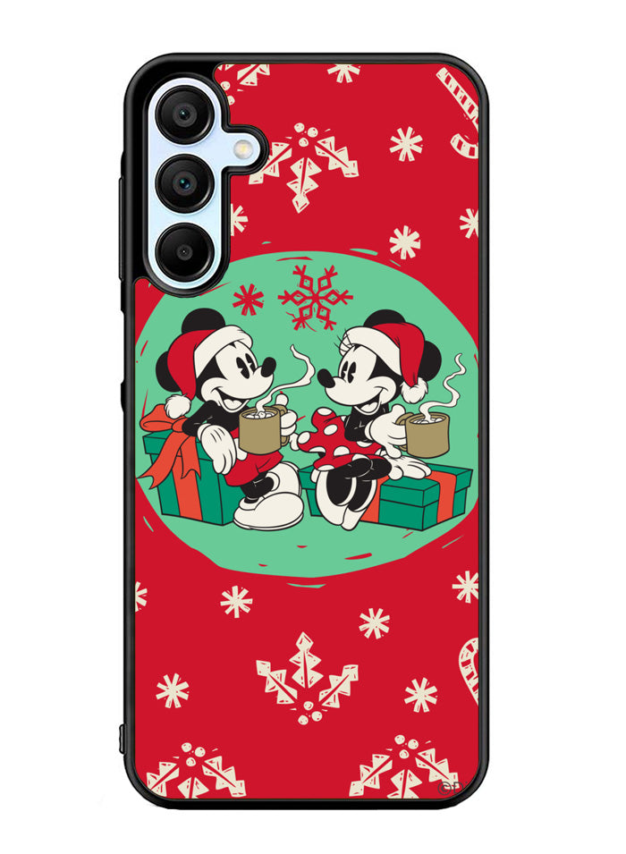 mickey and minnie christmas Samsung Galaxy A15 5G Case