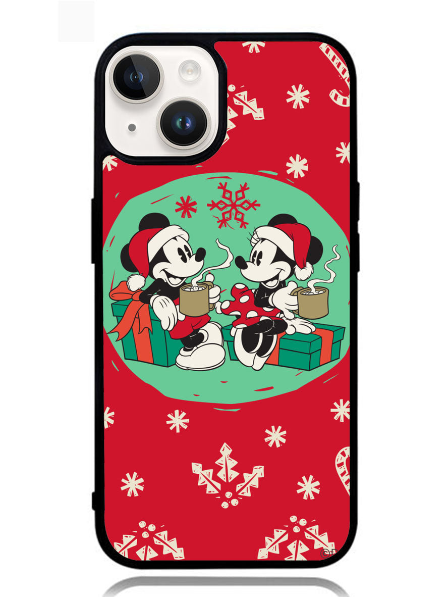 mickey and minnie christmas iPhone 14 Case OV3317