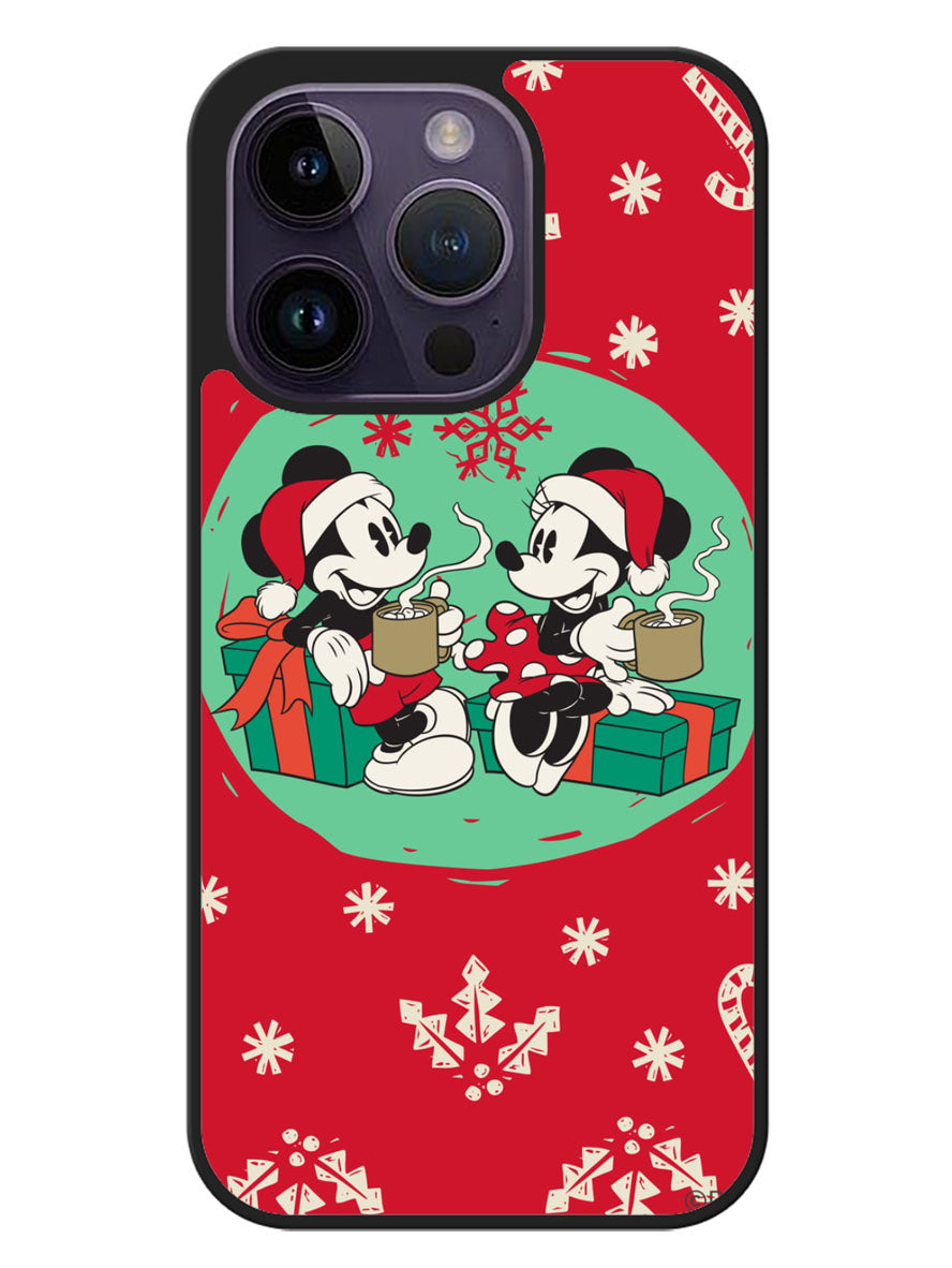 mickey and minnie christmas iPhone 14 Pro Max Case OV3317