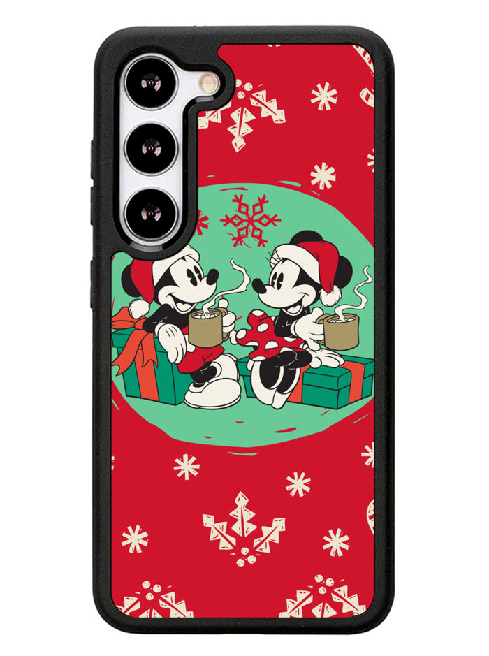 mickey and minnie christmas Samsung Galaxy S23 5G Case