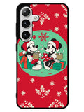 mickey and minnie christmas Samsung Galaxy S24 5G Case