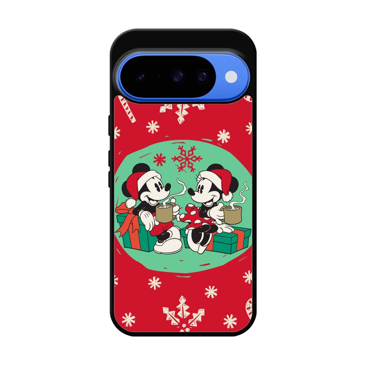 mickey and minnie christmas Google Pixel 10 Case