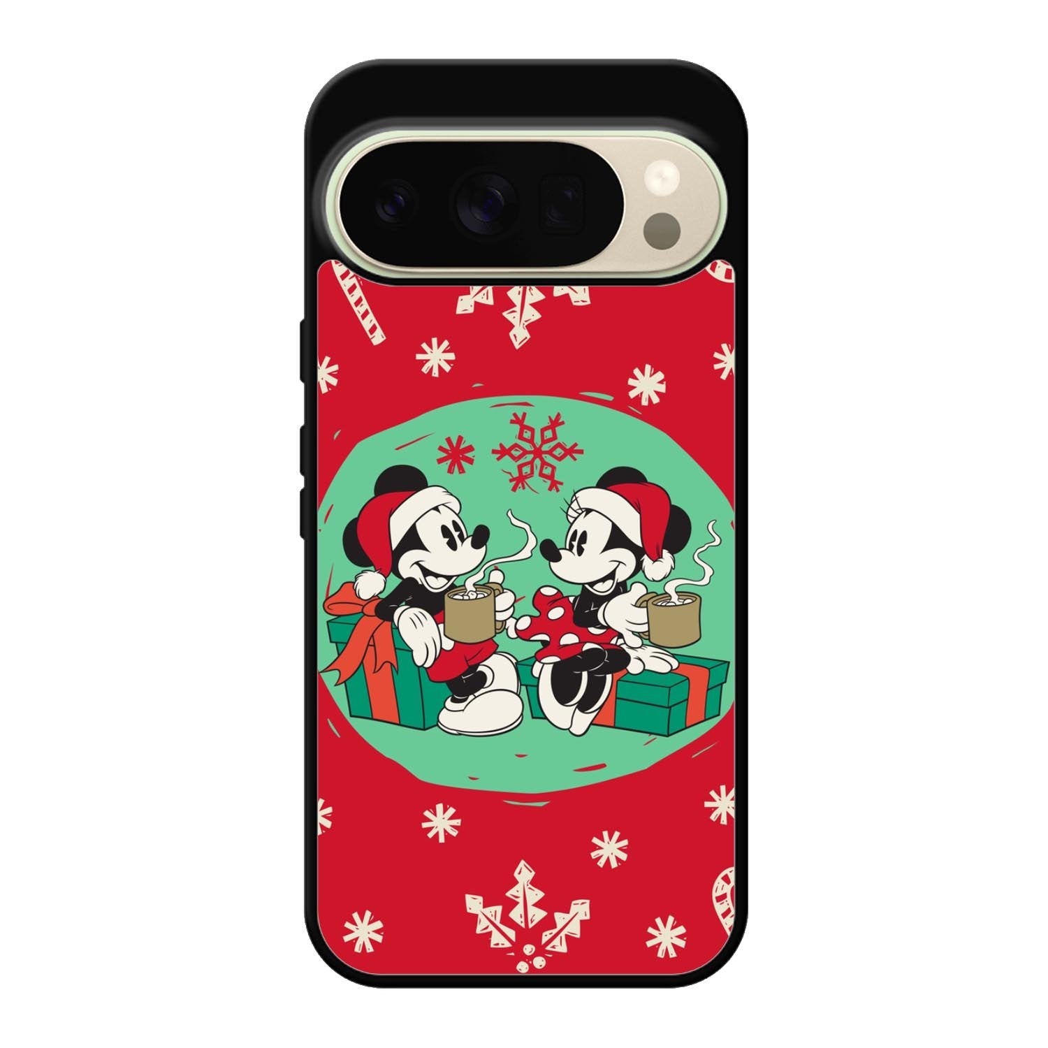 mickey and minnie christmas Google Pixel 10 Pro Case