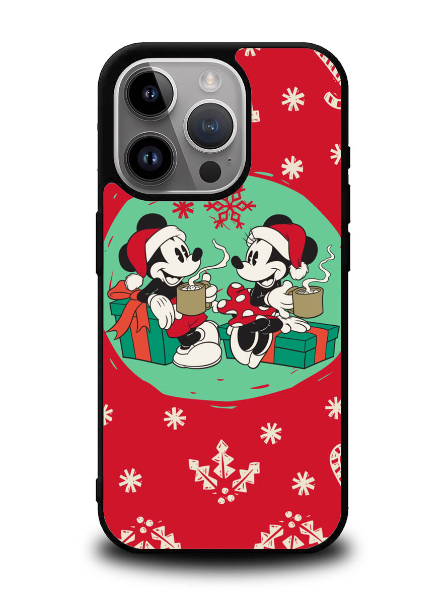 mickey and minnie christmas iPhone 15 Pro Case