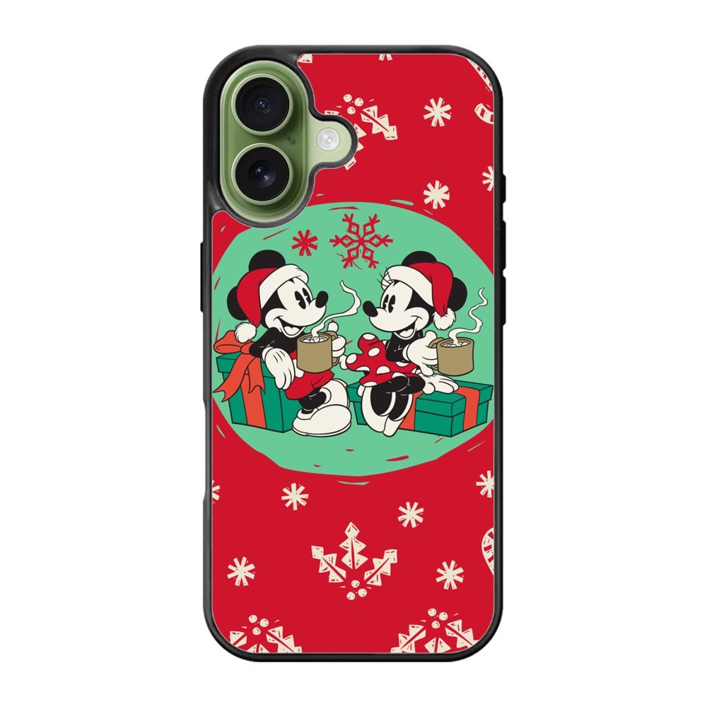 mickey and minnie christmas iPhone 17 Case