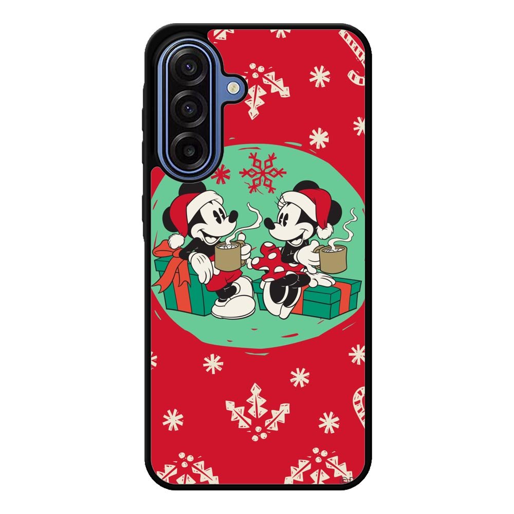 mickey and minnie christmas Samsung Galaxy A17 Case