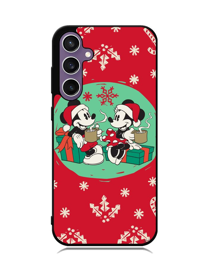 mickey and minnie christmas Samsung Galaxy S23 FE 5G Case