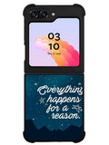 everything happens for a reason Samsung Galaxy Z Flip 5 5G 2023 Case OV7265