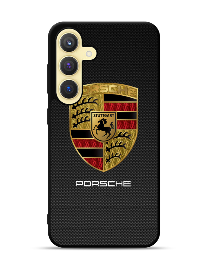 Porsche Logo 3rd Samsung Galaxy S25 Plus 5G , Samsung Galaxy S25+ 5G Case
