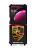 Porsche Logo 3rd Motorola Moto Razr Plus 2023 , Moto Razr+ 2023 Case