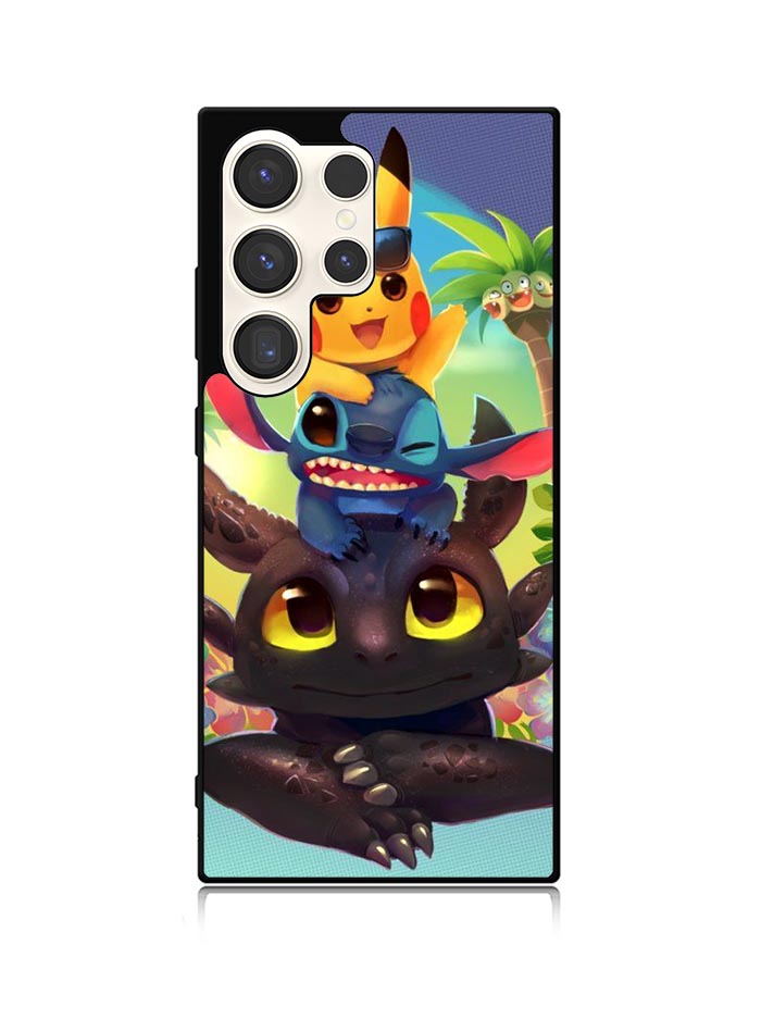 toothless and pikachu Samsung Galaxy S23 Ultra 5G Case QC1723