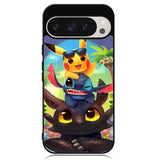 toothless and pikachu Google Pixel 9 | Pixel 9 Pro Case OV1723