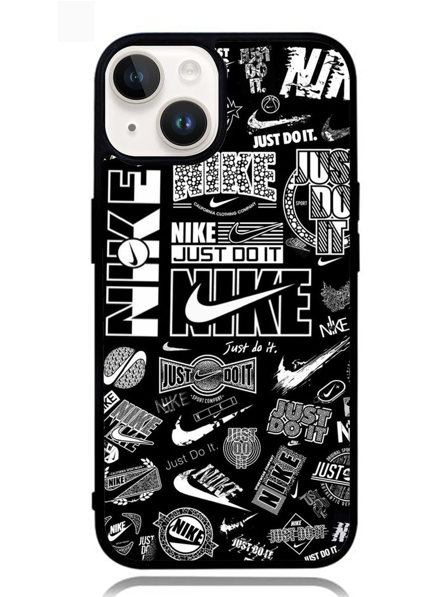 brand sticker iPhone 14 Case OV7290