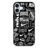 brand sticker iPhone 16 Case