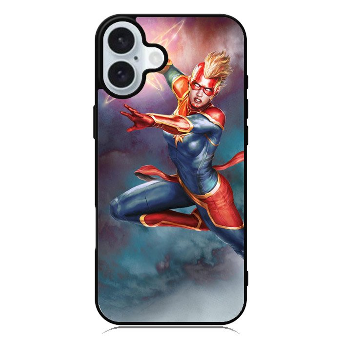 captain marvel iPhone 16 Plus Case QC4418