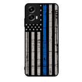 Blue Line Flag Motorola Moto G Play 2024 Case OV7287