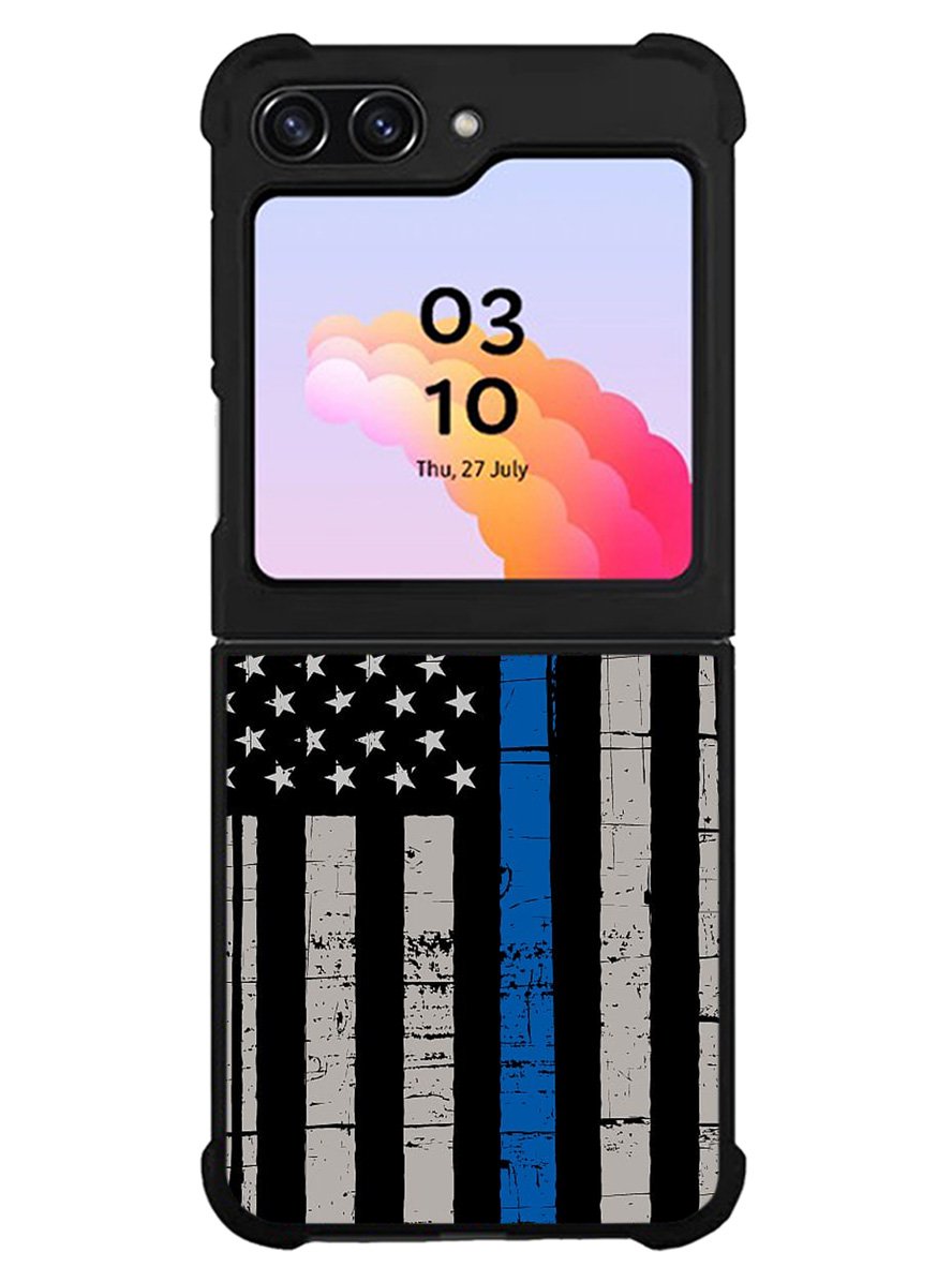 Blue Line Flag Samsung Galaxy Z Flip 5 5G 2023 Case OV7287