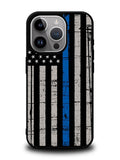 Blue Line Flag iPhone 16 Pro Max Case OV7287