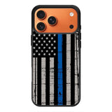Blue Line Flag iPhone 17 Pro Max Case OV7287