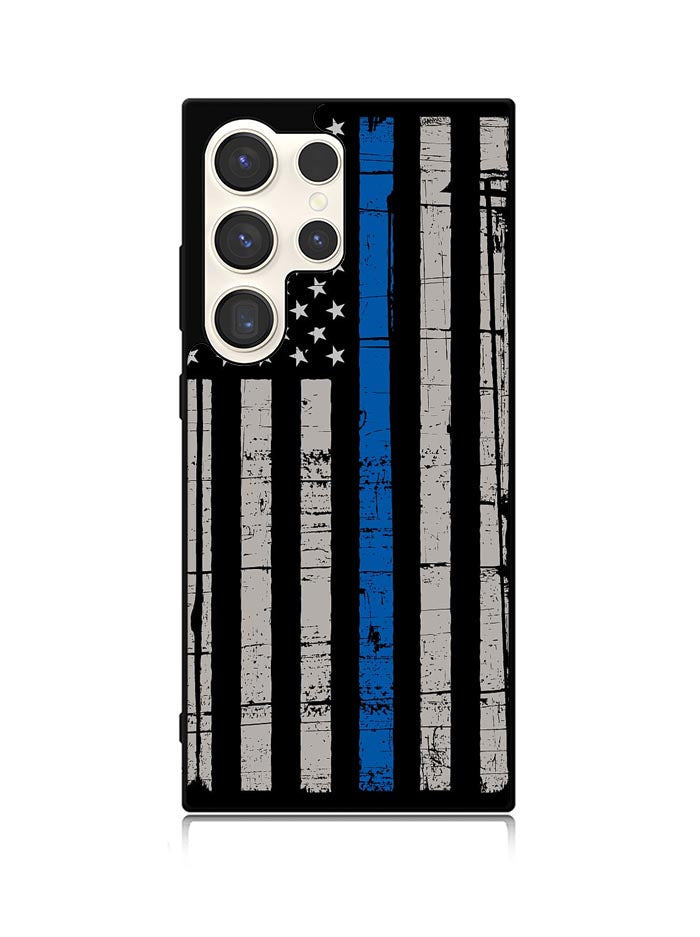 Blue Line Flag Samsung Galaxy S25 Ultra 5G Case QC7287