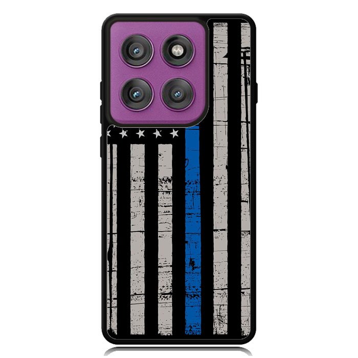 Blue Line Flag Motorola Moto Edge 2025 | Moto Edge 60 Fusion | Moto Edge 60 Pro Case OV7287