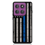 Blue Line Flag Motorola Moto Edge 2025 | Moto Edge 60 Fusion | Moto Edge 60 Pro Case OV7287