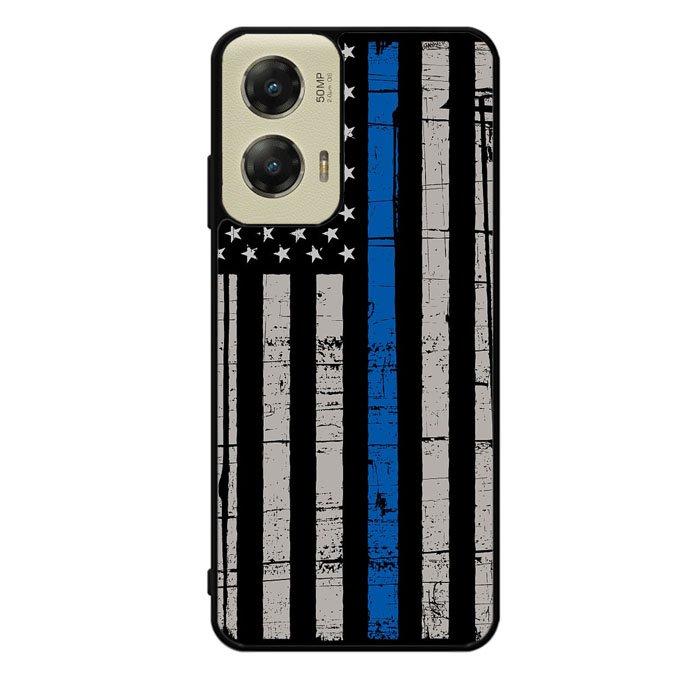 Blue Line Flag Motorola Moto G Stylus 5G 2024 Case OV7287