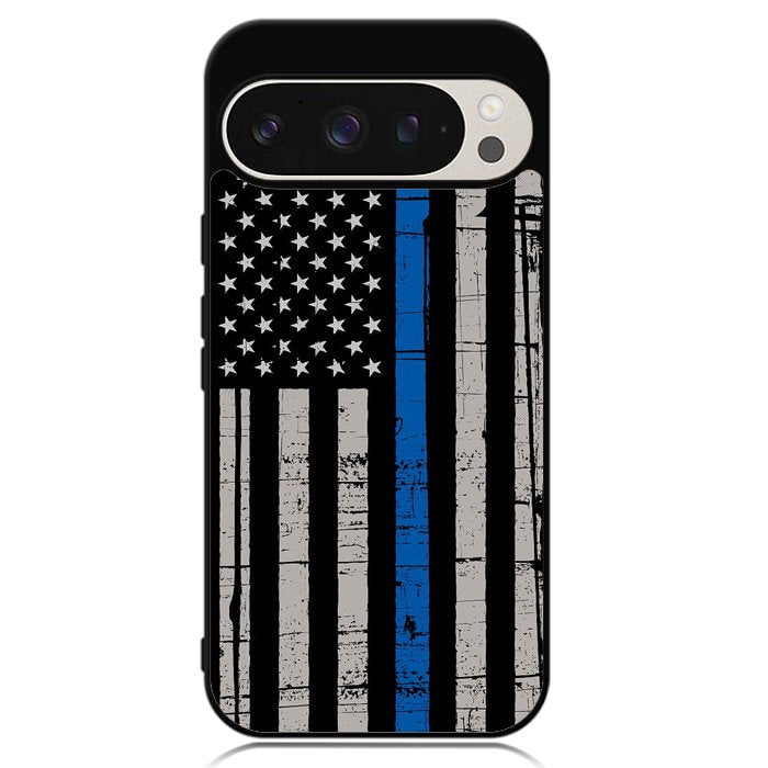 Blue Line Flag Google Pixel 9 Pro XL Case OV7287