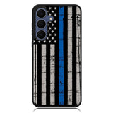 Blue Line Flag Samsung Galaxy S25 FE Case OV7287