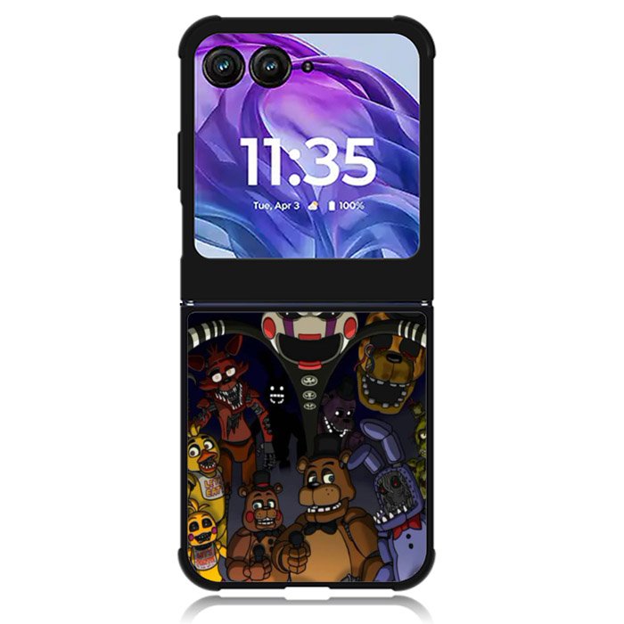 Five Nights At FreddyS Characters 2nd Motorola Moto Razr Plus 2024 , Moto Razr+ 2024 Case