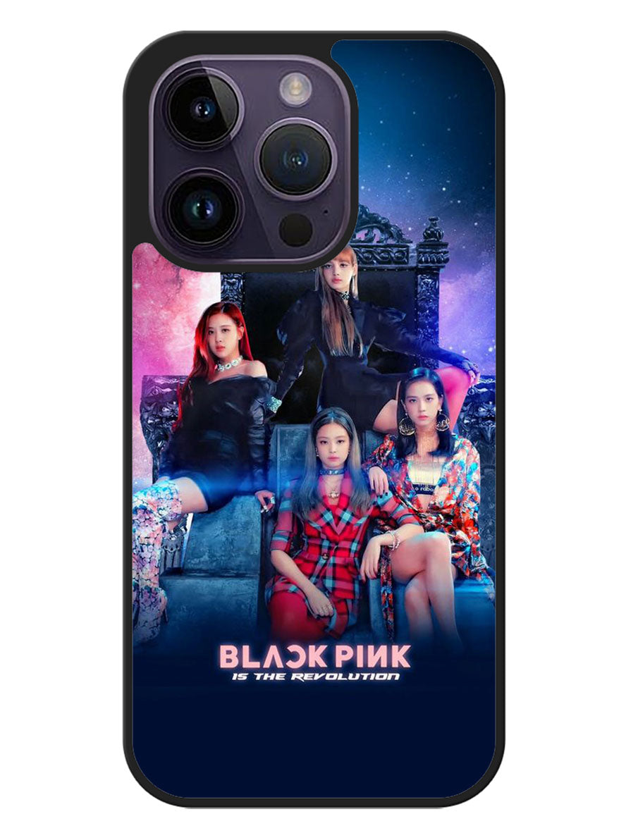 black pink iPhone 14 Pro Case