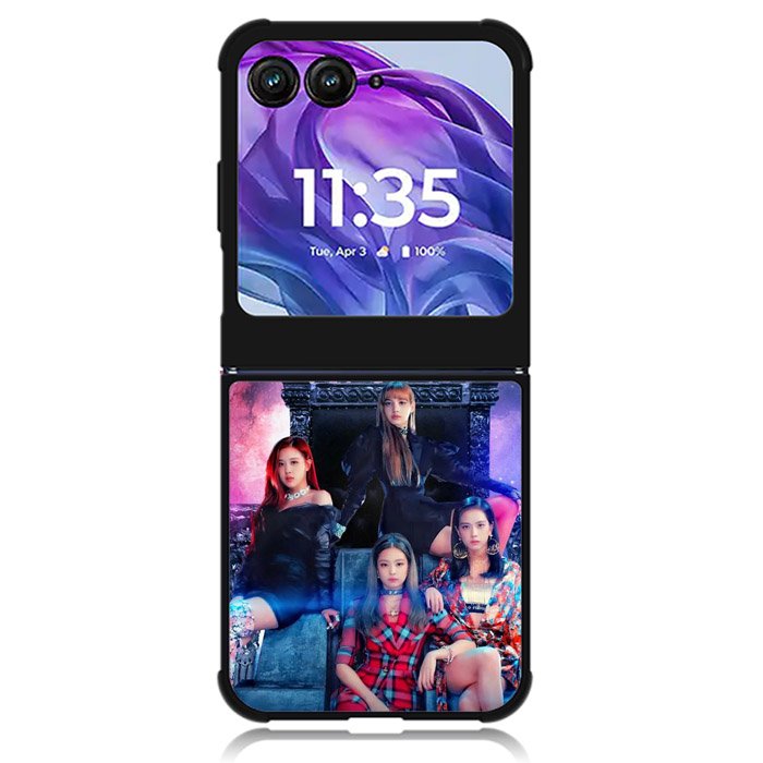 black pink Motorola Moto Razr Plus 2024 , Moto Razr+ 2024 Case
