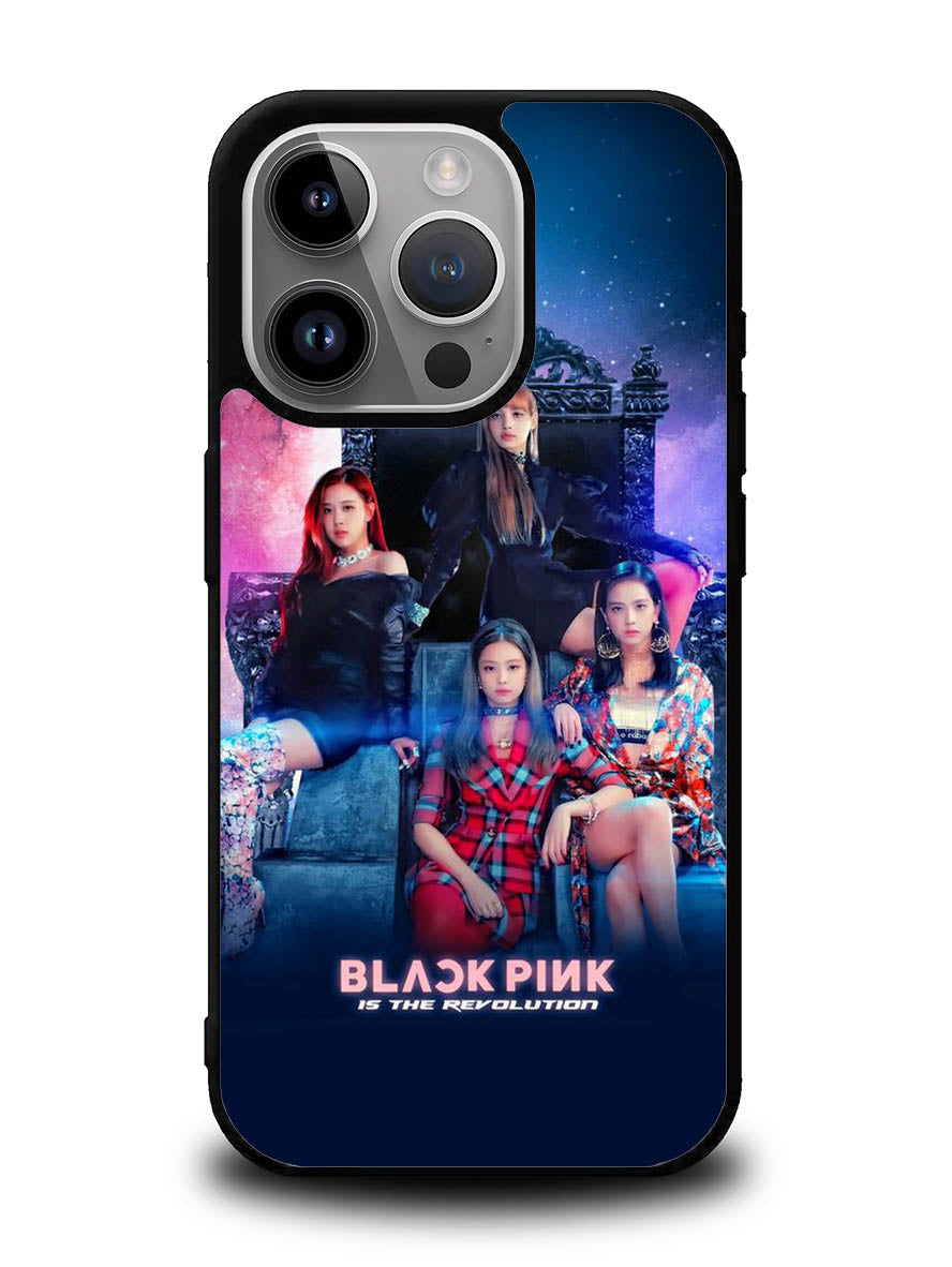 black pink iPhone 15 Pro Case