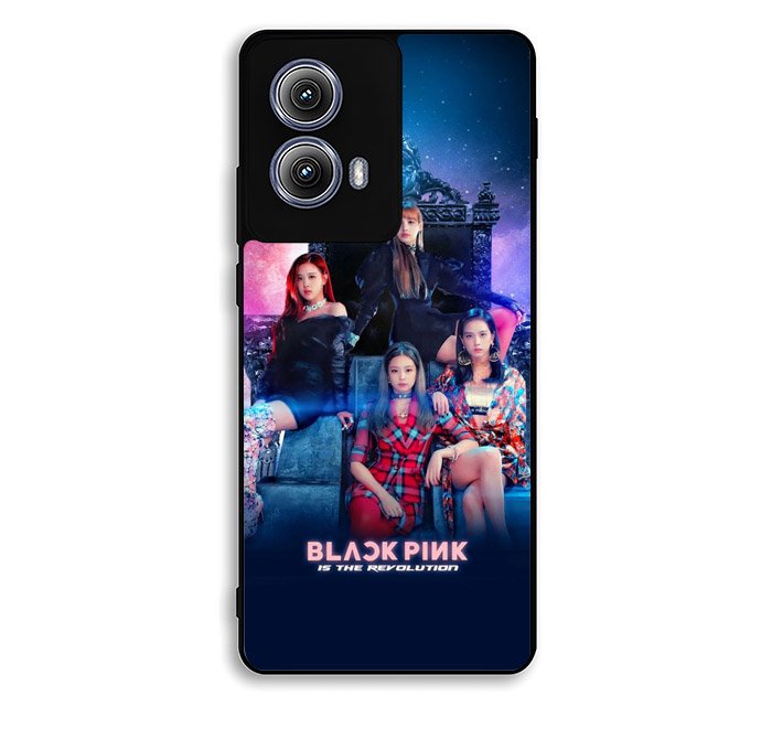 black pink Motorola Moto Edge 2024 Case OV1327