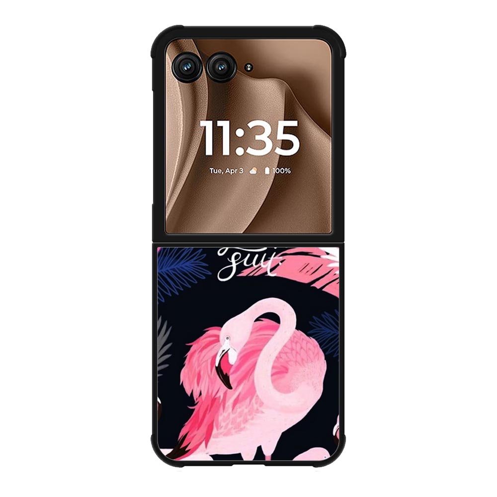 flamingo WMotorola Moto RAZR Plus 2025 Case OV1741