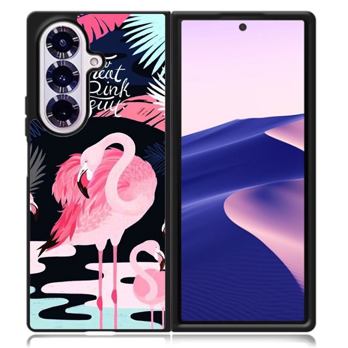 flamingo WSamsung Galaxy Z Fold 7 Case OV1741