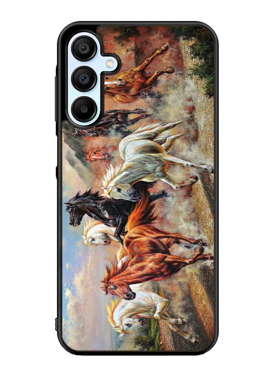 Horses Running 1st Samsung Galaxy A25 5G Case