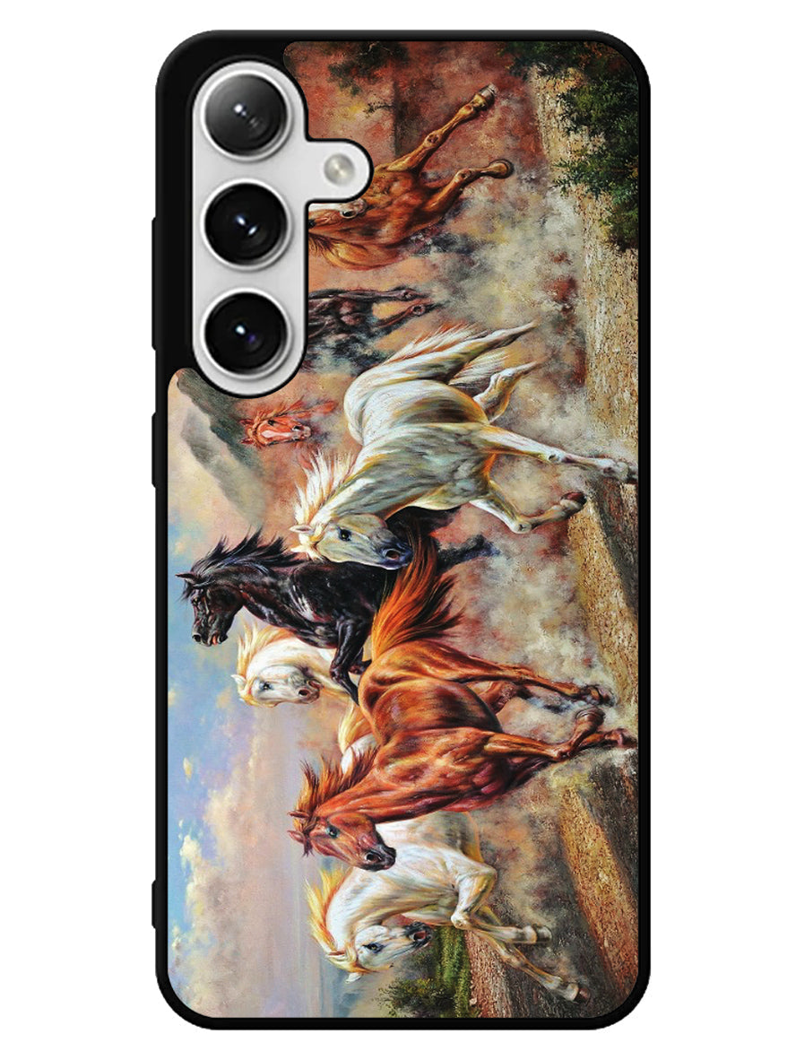 Horses Running 1st Samsung Galaxy S25 5G Case