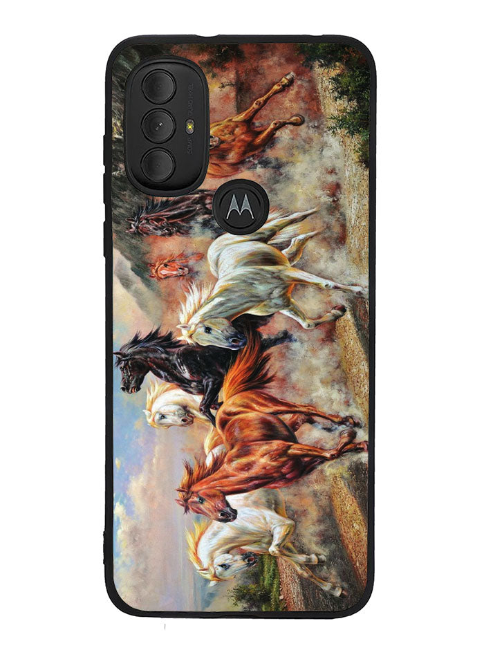 Horses Running 1st Motorola Moto G Pure 2021 , Moto G Power 2022 Case