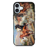 Horses Running 1st iPhone 16 Case