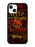Harry Potter Gryffindor QUOTES iPhone 14 Case QC5152
