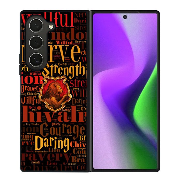 Harry Potter Gryffindor QUOTES Samsung Galaxy Z Fold 6 5G 2024 Case OV5152